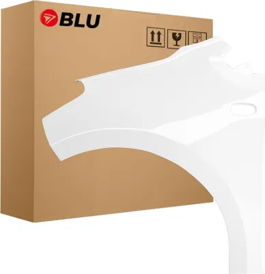 Image de BLU Aile Compatible avec VW Volkswagen UP! LC9A Gauche Weiss PureWeiss | 2012-2016 | Avant | Peint| Prêt à Monter | Acier