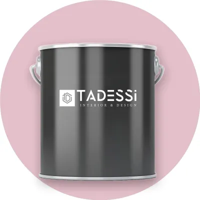 Produktbild von TADESSI Wandfarbe Rosa - Zartrosa - abwaschbare Innenfarbe matt - Dispersionsfarbe - Geruchsarm und Lösemittelfrei - 1 Liter Gebinde