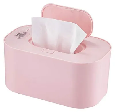 Image de Chaufferette pour biberons, avec réglage de la température, de couleur rose, pour bébés