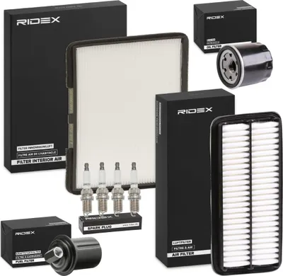 Produktbild von RIDEX Inspektionspaket Filterset für KIA Picanto (SA)