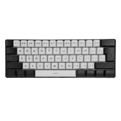 Obrázok produktu pre Mini RGB klávesnica, drôtová herná klávesnica, drôtová klávesnica, 61 klávesov, ergonomická klávesnica, herná klávesnica