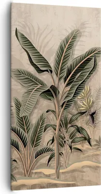 Produktbild von Bild auf Leinwand - Leinwandbild - Einteilig - Wald Blatt Baum - 65x120cm - Wand Bild - Wanddeko - Wandbilder - Leinwanddruck - Bilder - Wanddekoration - Leinwand bilder - Wandbild - PA65x120-5101