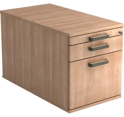 Image de HAMMERBACHER TC20 Caisson à roulettes noyer 3 tiroirs