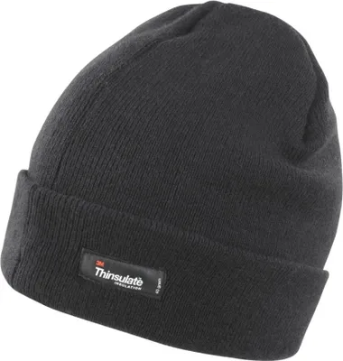 Produktbild von Result Uni Thermo-Thinsulate-Mütze, leicht (2 Stück/Packung Stück) BC4154 (Einheitsgröße) (Schwarz)