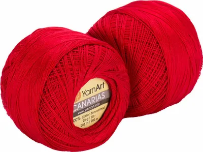 Zdjęcie produktu dla Yarn Art Canarias 6328 Red Przędza szydełkowa