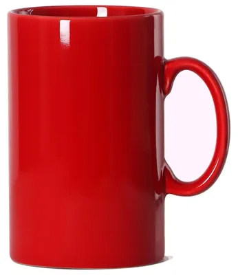 Obrázek produktu pro Velká keramická hrnek 850 ml, červená, s uchem, vhodná pro kávu a čaj