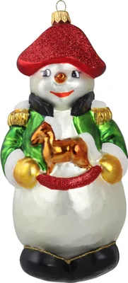 Produktbild von Weihnachtsfigur Schneemann Pirat