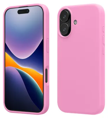Produktbild von kwmobile Handyhülle für iPhone 17 Hülle, für iPhone 17 Case - Hülle Silikon - kabelloses Laden - rosa lavendel