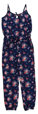 Produktbild von Bóboli Mädchen Jumpsuite Blümchen blau Gr. 98 - 164 98