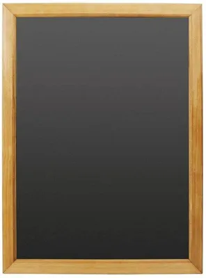 Produktbild von Wandtafel mit Holzrahmen 600 x 800 mm Präsentations- und Schultafel