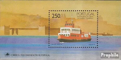 Produktbild von Briefmarken Portugal 1989 Mi Block65 (kompl.Ausg.) postfrisch Transportmittel