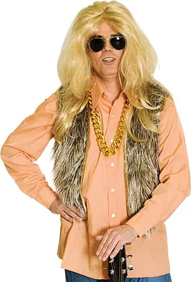 Produktbild von Plüsch-Weste braun Hippie Ethno Karneval Fasching