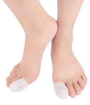 Produktbild von INF 5er Pack Silikon Fingerlinge - Schutz vor Reibung beim Schreiben Weiß