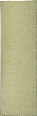 Image de Tapis d'extérieur tissé plat 80x250 cm vert