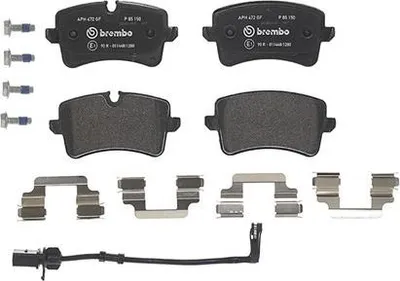 Produktbild von MAGNETI MARELLI Bremsbeläge Satz Hinten Bremsklötze für AUDI A4 Avant (8K5, B8) 363700485150