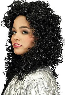 Produktbild von K11275401 schwarz Damen Locken Piraten Perücke