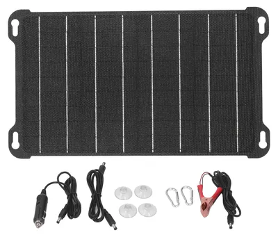 Obrázek produktu pro 15W, 5V, 18V, solární panel s nabíječkou, typ C USB, přenosná powerbanka pro mobilní telefony