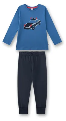 Image de Pyjama pour garçons Sanetta, couleur bleu | Pyjama confortable pour enfants