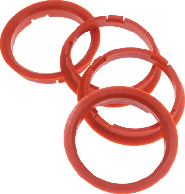 Produktbild von 4x Zentrierringe 74,1 x 66,6 mm Orange Felgen Ringe  Germany