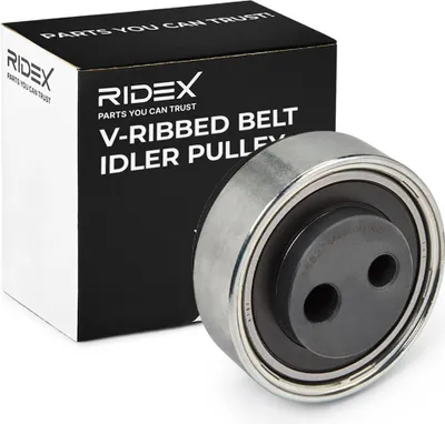 Produktbild von RIDEX 312D0029 Umlenkrolle Keilrippenriemen für AUDI A4 Avant (8ED, B7) A4 Avant (8E5, B6) A4 Limousine (8D2, B5) A4 Avant (8D5, B5) für VW