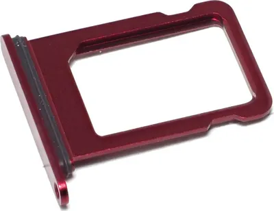 Produktbild von Simkartenhalter (Nano-SIM) passend für Apple iPhone 13 Mini (A2628), Originalersatz, Rot