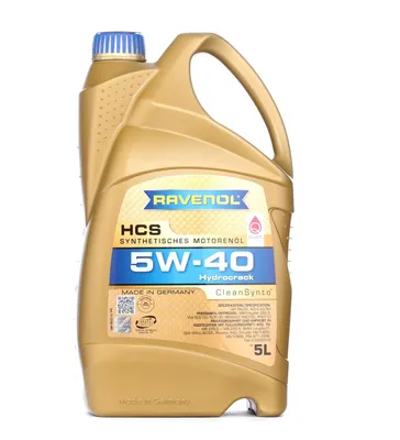Produktbild von 5 Liter RAVENOL 5W-40 HCS MB 229.3 MB 226.5 Renault RN0700 Renault RN0710 VW 502 00 VW 505 00 BMW Longlife-01 Chrysler MS-10850 Chrysler MS-10896 Fiat 9.55535-H2 GM-LL-B-025 Porsche A40 PSA B71 2296