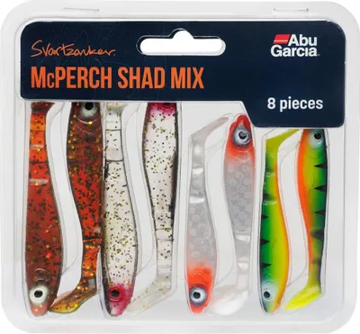 Produktbild von Abu Garcia McPerch Shad Mix - 8 Gummifische im Set