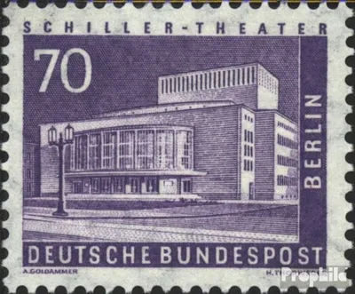 Produktbild von Briefmarken Berlin (West) 1956 Mi 152R mit Zählnummer postfrisch Stadtbilder