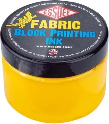 Produktbild von Essdee Stoffblockdruckfarbe, 150 ml, Gelb