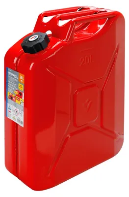 Produktbild von LAMPA 67004 Reservekanister Benzinkanister Dieselkanister Metall Rot