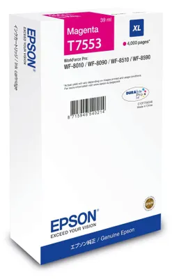 Image de Epson C13T75534N cartouche d'encre 1 pièce(s) Original Rendement élevé (XL) Magenta
