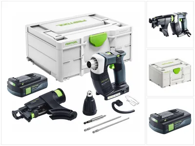 Immagine prodotto di Festool DURADRIVE DWC 18-2500 Avvitatore a batteria per edilizia 18 V 18 Nm brushless + 1x batteria ricaricabile 3,0 Ah + systainer - senza caricabatteria