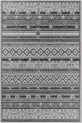Produktbild von Textur Muster Nachahmung Stoff – Vinylteppich – 60x90 cm – Indoor Teppich – Flur – Pflegeleicht – Modern