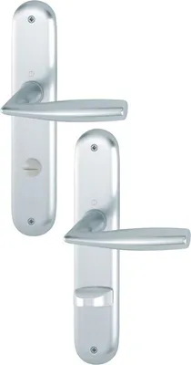 Produktbild von HOPPE Langschild-Garnitur Vitória  Aluminium Natur 1515/273P - 2767985
