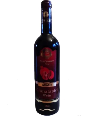Produktbild von Arame Granatapfelwein mild 0,75L armenischer wein pomegranate wine