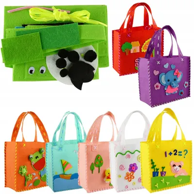 Produktbild von Kreativ-Set Handtasche Basteln DIY Nähen Geschenk Kinder