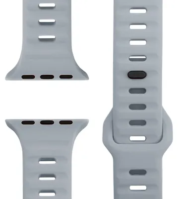 Produktbild von Motion Armband für Apple Watch Ultra/SE/10/9/8/7/6/5/4/3/2/1, Soft Silikon Sportarmband, 42/44/45/46/49mm -  Sandgrau