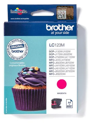 Image de Brother LC123M Druckerpatrone magenta