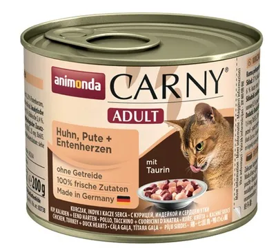 Immagine prodotto di Animonda Carny Adult Cuori di pollo, tacchino e anatra 200gx6