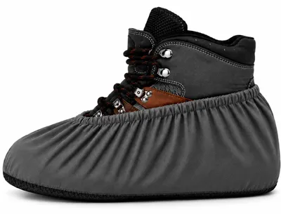 Productafbeelding van Scovvii Premium Overschoenen - Schoenhoesjes - Schoenovertrek maat 37-42 Grijs met antislip herbruikbaar wasbaar