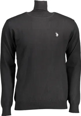 Immagine prodotto di Us Polo Assn. Schwarzer Herren-Rollkragenpullover