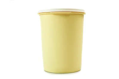 Produktbild von TUPPERWARE Sonnendeckel gelb Dose 1,2 L Box Schule Vorrat servieren
