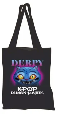 Zdjęcie produktu dla Torba na zakupy/torba typu shopper z motywem "Łowców demonów K-pop", wymiary: 41 cm