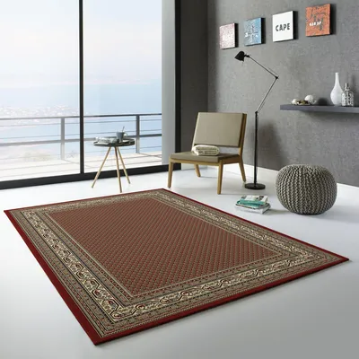 Immagine prodotto di Tappeto orientale Steffensmeier Sabya | Design orientale | Soggiorno | Mir | Rosso, dimensioni: 80x150 cm