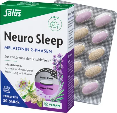 Obrázok produktu pre Melatonín 2-fázové tablety 30ks 23g