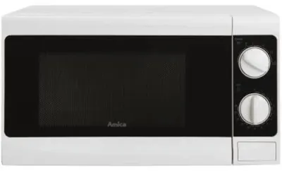 Obrázok produktu pre Amica AMG17M70V, Na pracovnú dosku, Sólo mikrovlnná rúra, 17 L, 700 W, Otočné, Biela