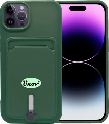 Produktbild von Hülle Für Apple Iphone 14 Pro Max 6,7" Grün Silikon + Kartenfach