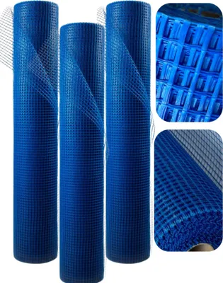 Produktbild von 150m² Außenputzgewebe Armierungsgewebe Putzgewebe 110g/m² 10mmx10mm Blau