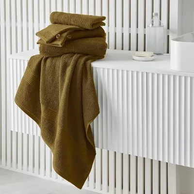Produktbild von Badetuch 70 x 130 cm, 100 % Baumwolle, bronzefarben