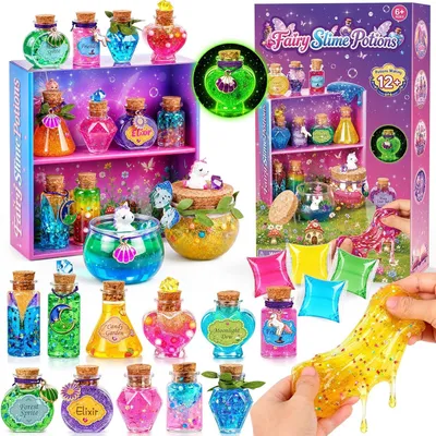 Productafbeelding van Slime kit voor kinderen 6-12 - Magische toverdrankjes DIY